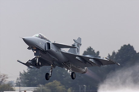 Gripen takeoff